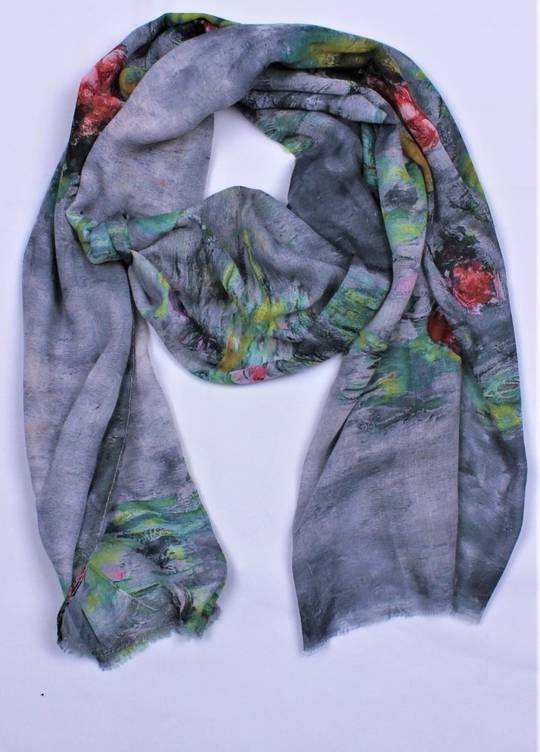 Alice & Lily printed scarf navy  Style : SC/5001NAV